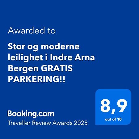 Stor Og Moderne Leilighet I Indre Arna Bergen Gratis Parkering!! المظهر الخارجي الصورة